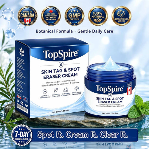 TopSpire® 7-𝐃𝐚𝐲 𝐒𝐤𝐢𝐧 𝐓𝐚𝐠 & 𝐒𝐩𝐨𝐭 𝐄𝐫𝐚𝐬𝐞𝐫 𝐂𝐫𝐞𝐚𝐦 (Zero Pain, Zero 𝐒𝐜𝐚𝐫𝐬 Formula)🌱