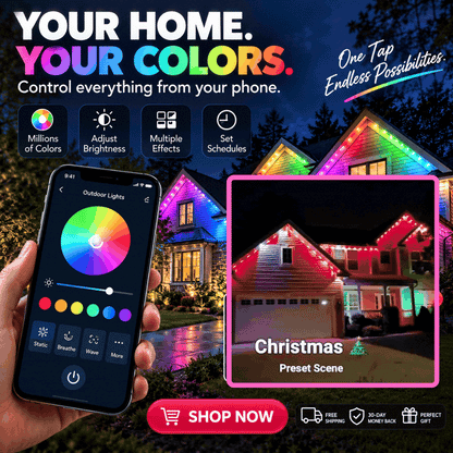 🎅Early Christmas 59%OFF - SmartRainbow LED Permanent Outdoor Light- Smartlight🎁