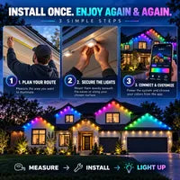🎅Early Christmas 59%OFF - SmartRainbow LED Permanent Outdoor Light- Smartlight🎁