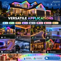 🎅Early Christmas 59%OFF - SmartRainbow LED Permanent Outdoor Light- Smartlight🎁